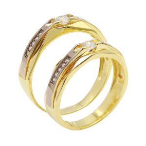 Nhẫn cưới vàng tây thủy chung