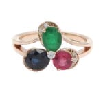 Nhẫn Nữ Đá Quý Kiêu Sa EVT